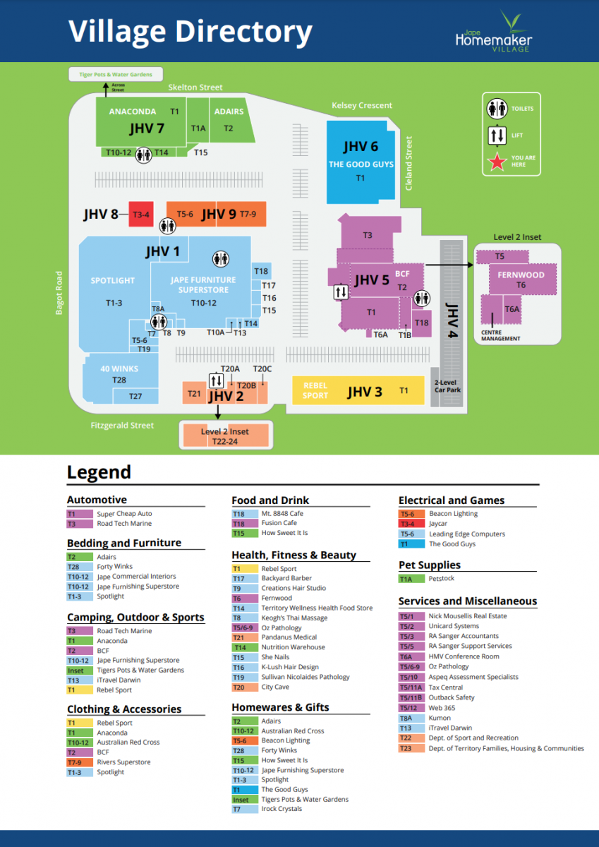 Jape Home Maker Village Map